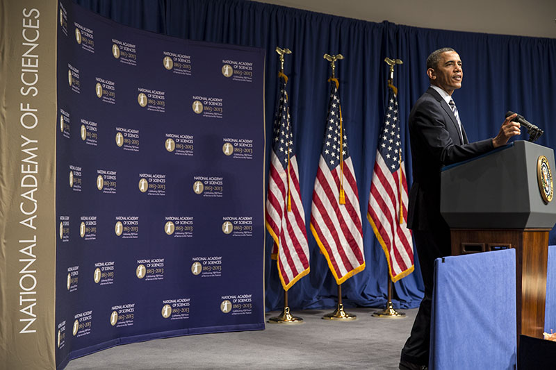 President Obama Speaks at the 150th Anniversary of the National Academy of Science, April 29, 2013