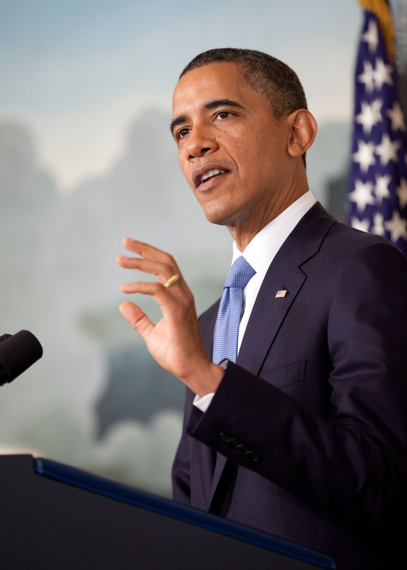 President Barack Obama Delivers a Statement on the Ongoing Budget Negotiations