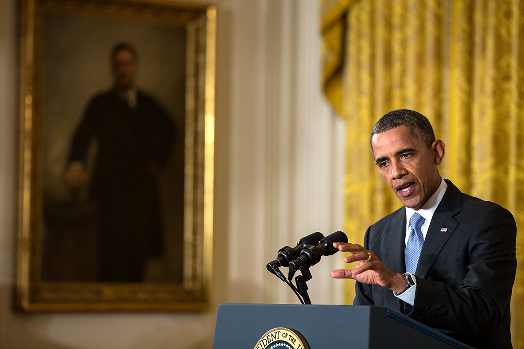 President Obama Holds a Press Conference on Aug 9 2013