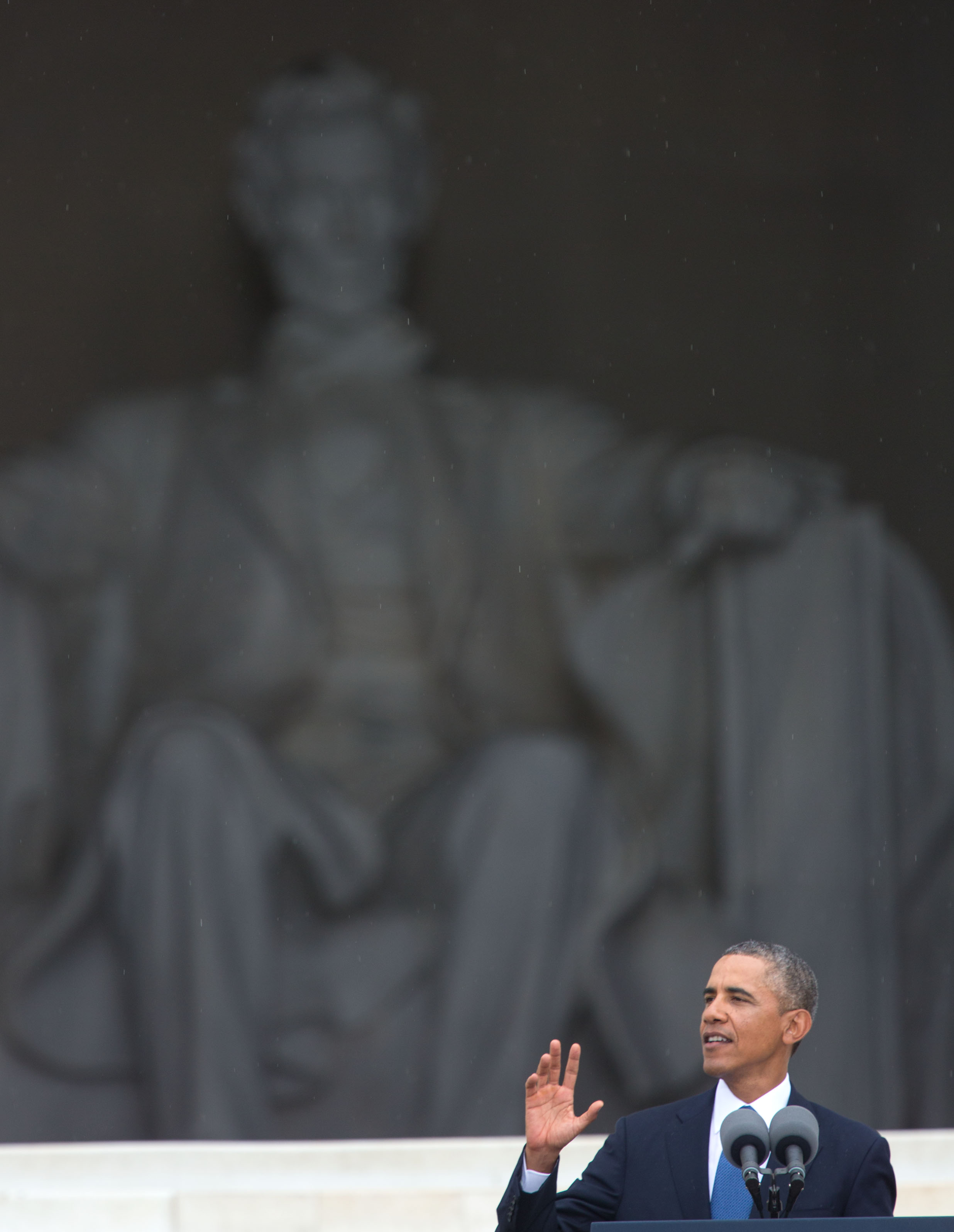 President Barack Obama delivers remarks at the Let Freedom Ring ceremony