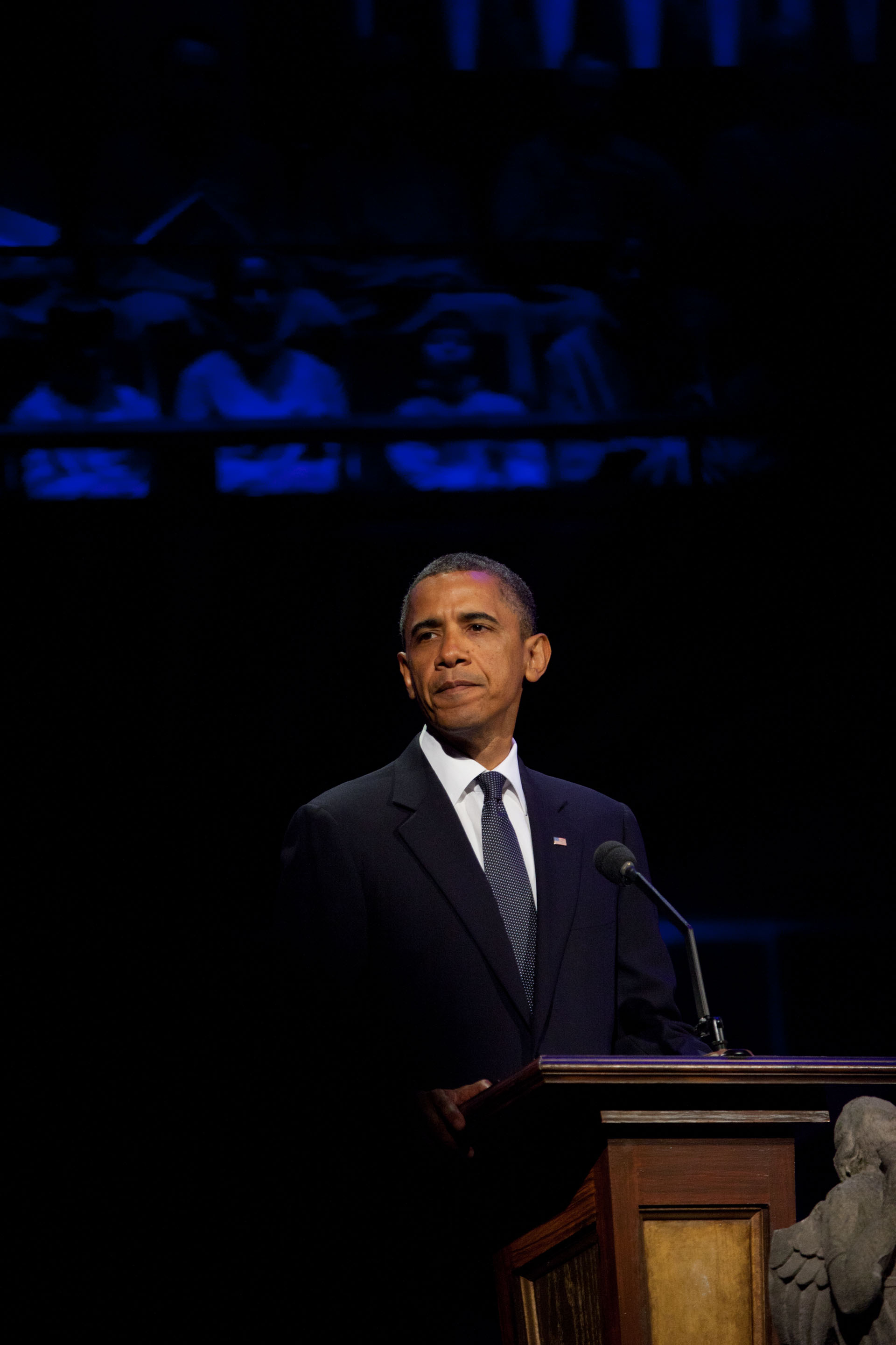 President Barack Obama delivers remarks during the Concert for Hope