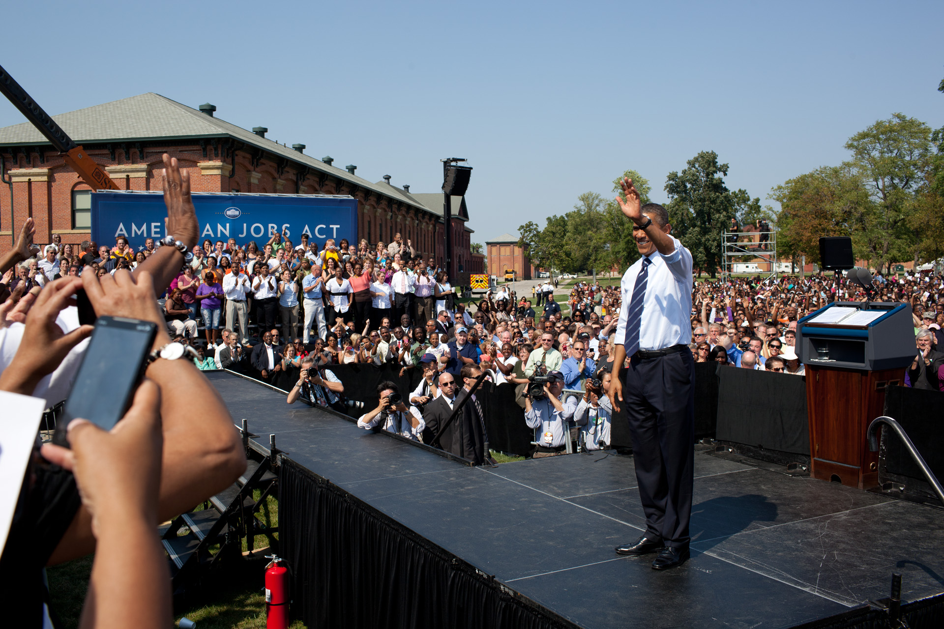 President Barack Obama on the American Jobs Act in Columbus, Ohio