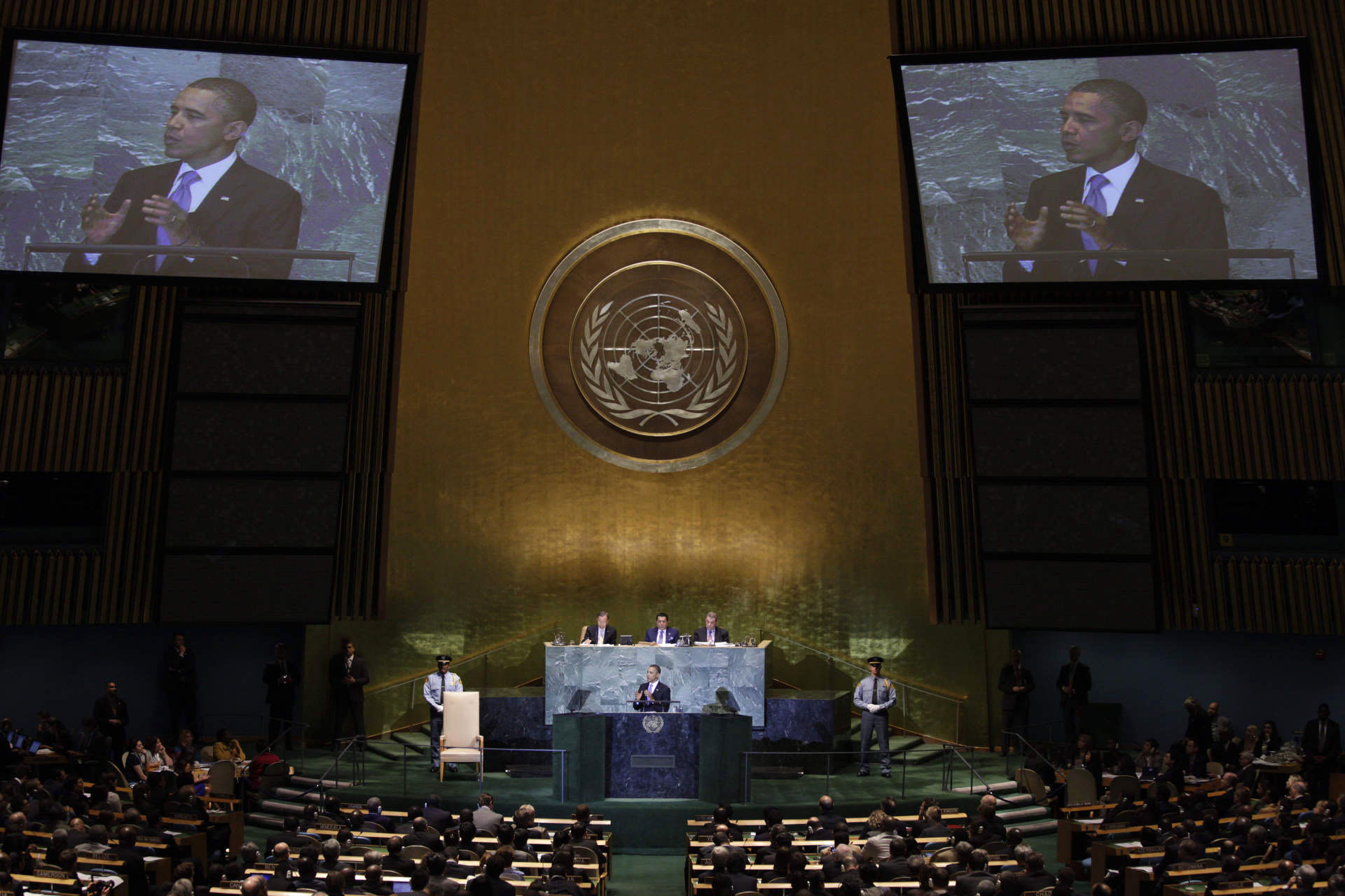 President Obama to the U.N. General Assembly "Peace Is Hard, but We