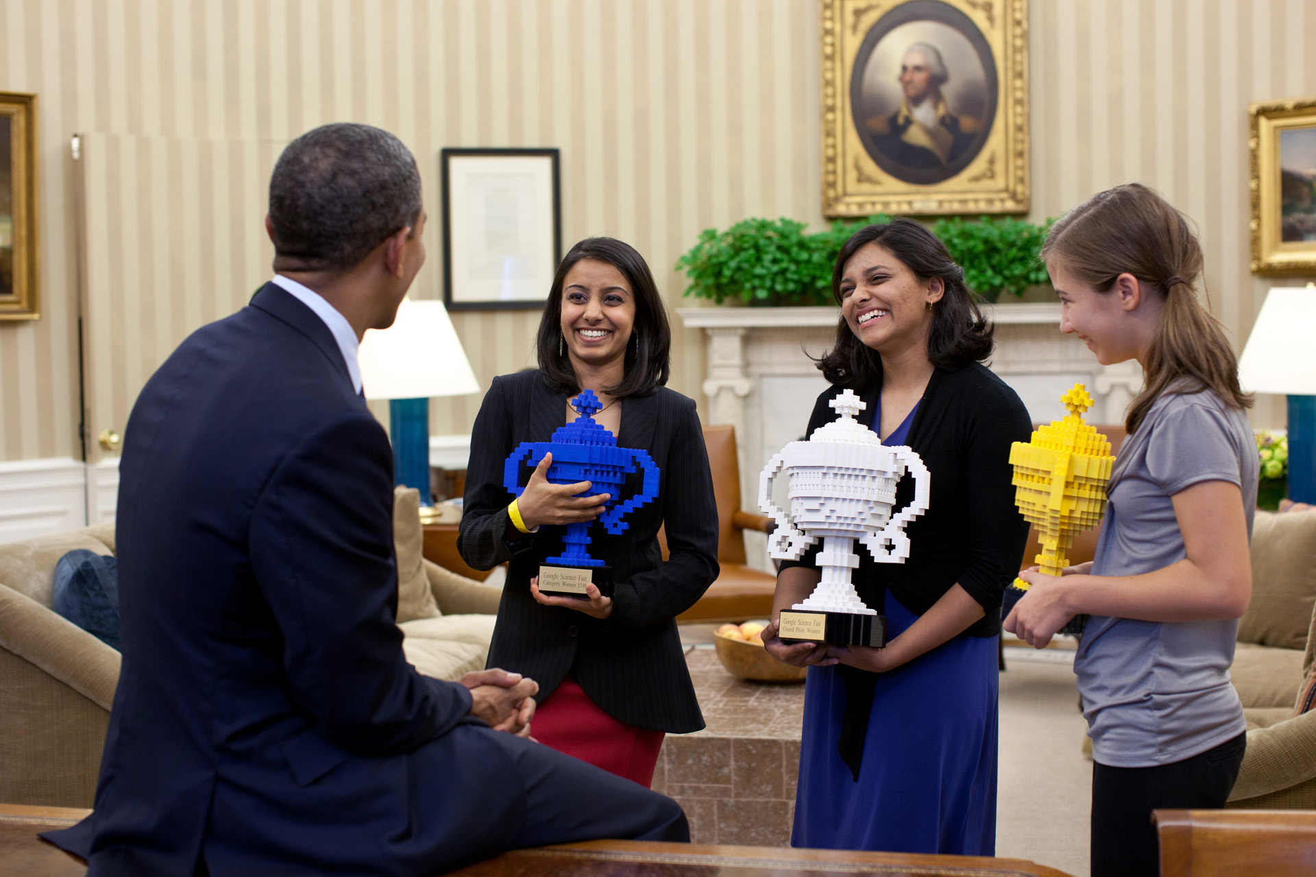 President Obama Congratulates Google Science Fair Winners