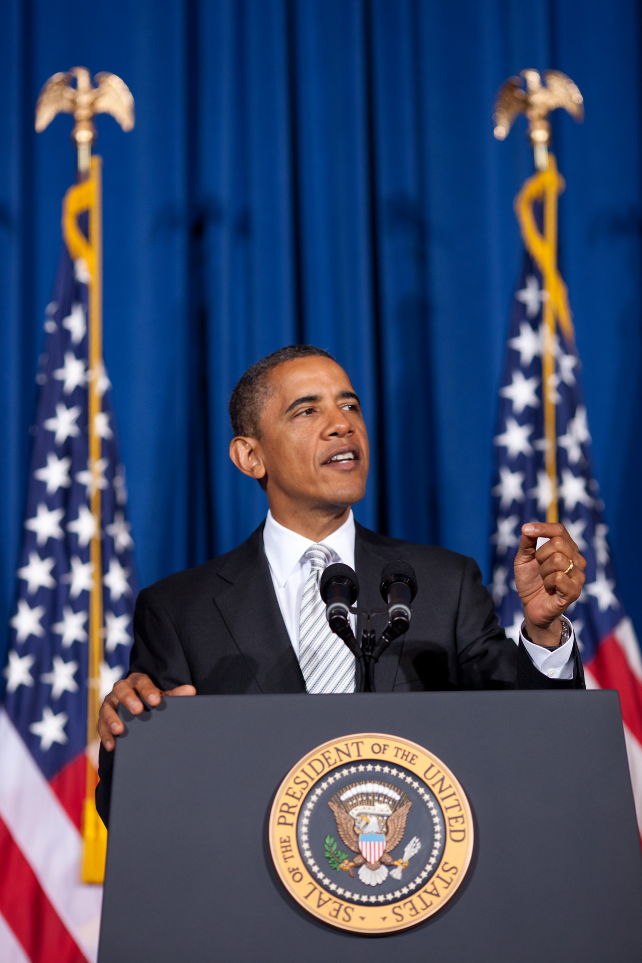 President Obama delivers remarks at the American Latino Heritage Forum