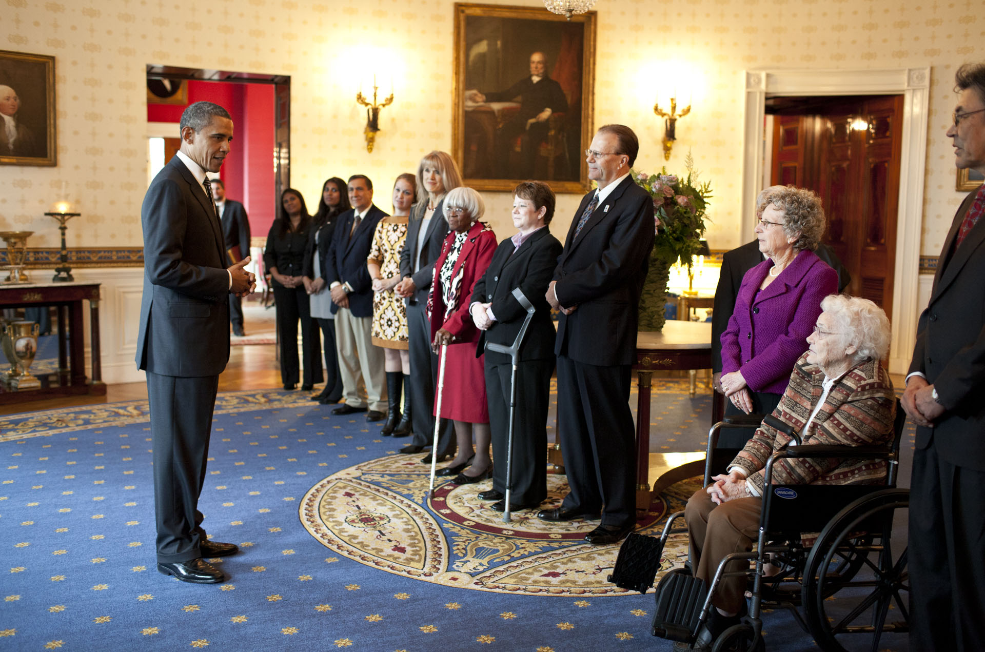 President Obama Greets The 2011 Presidential Citizens Medal Recipients