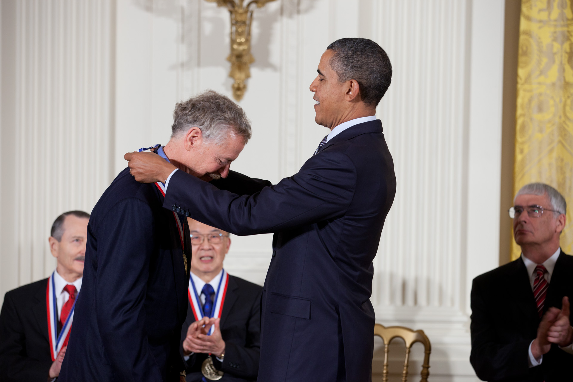 President Obama presents the 2010 National Medals of Science, Technology and Innovation