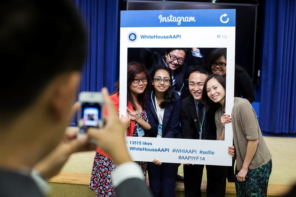 Participants at the White House AAPI Youth Forum 
