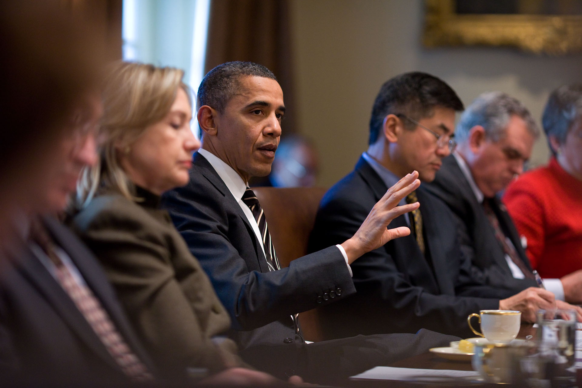 The President Addresses the Cabinet on December 8th, 2010