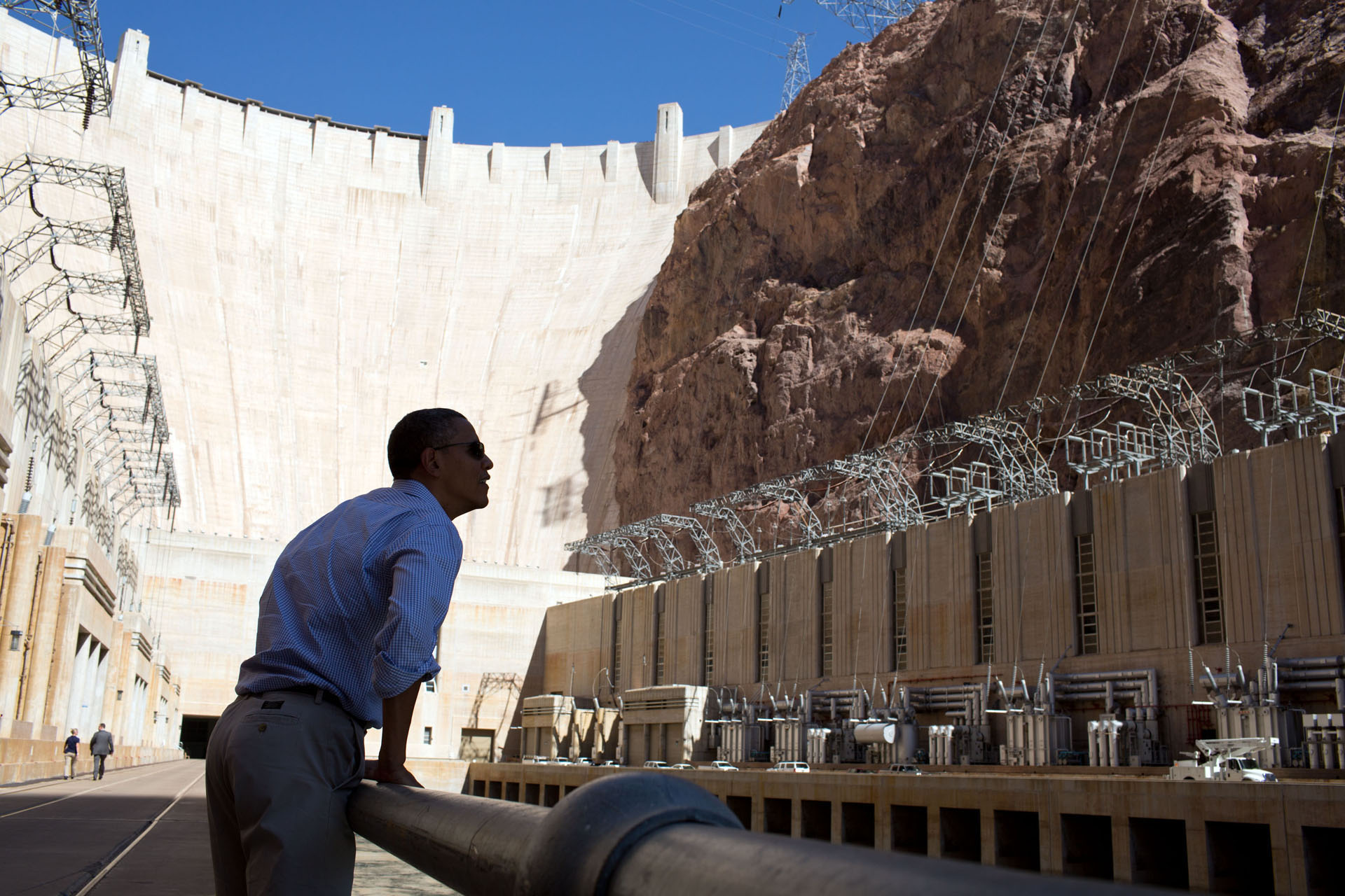 President Obama at Hoover Dam 