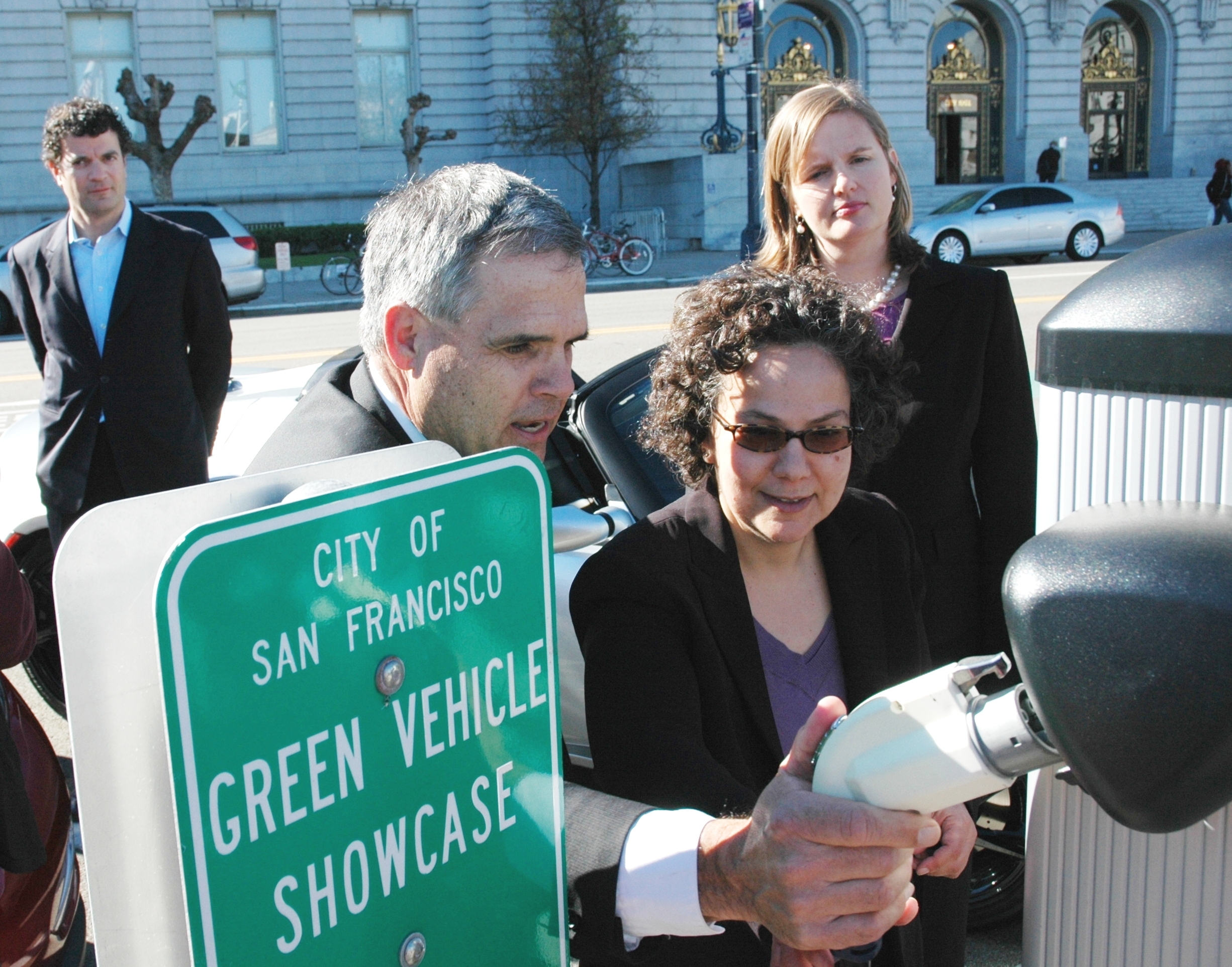 Chair Sutley at San Francisco Green Vehicle Showcase