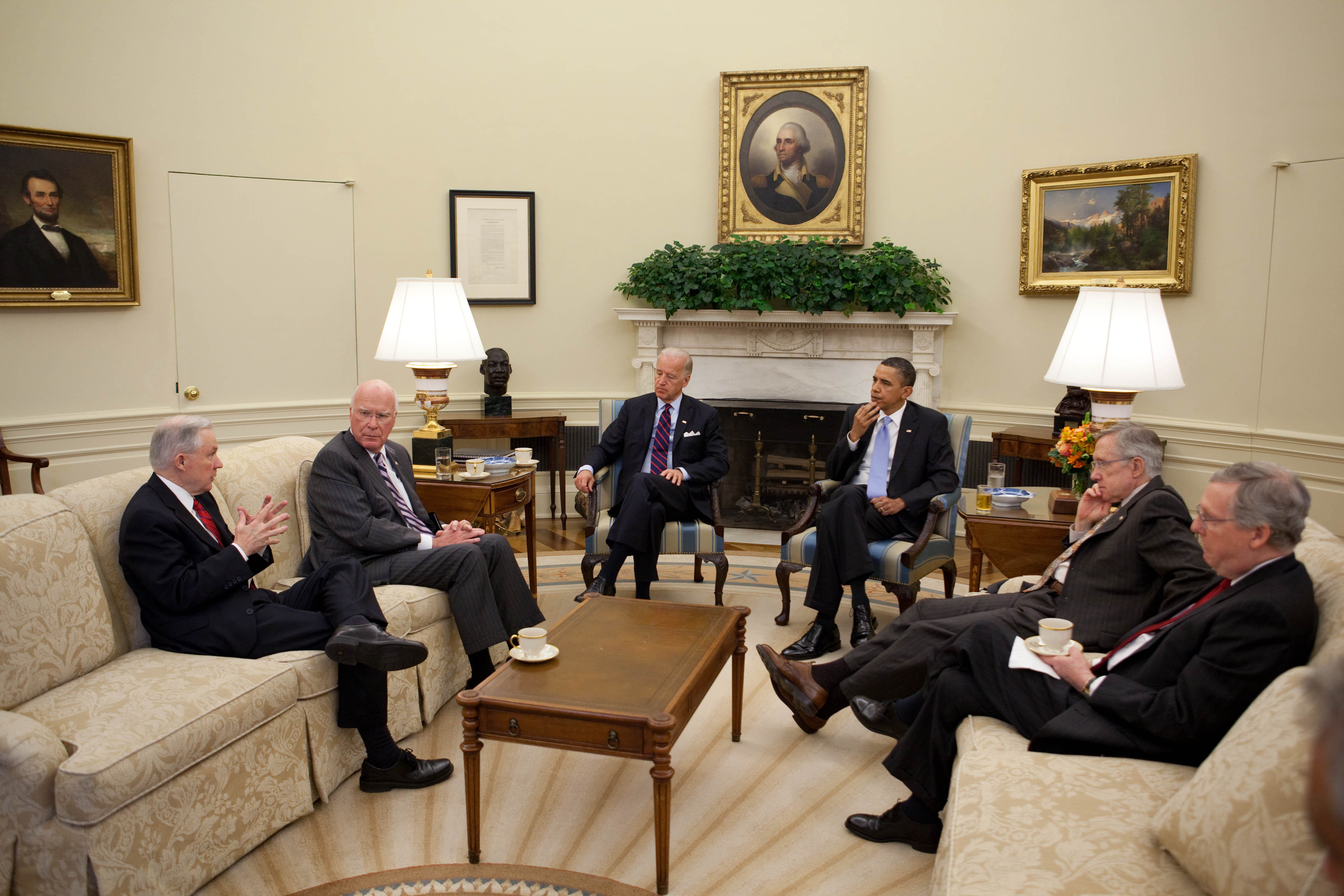 Meeting with Bipartisan Senate Leadership on Supreme Court