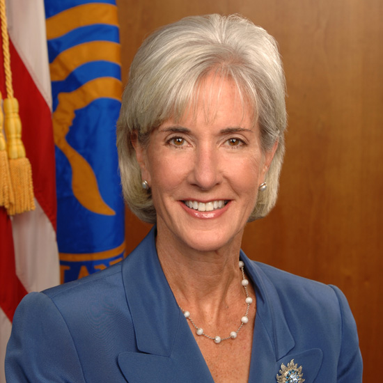 Secretary Sebelius official 