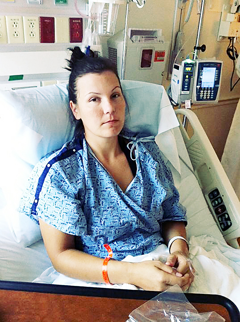 In the Hospital: Stacy Pearsall