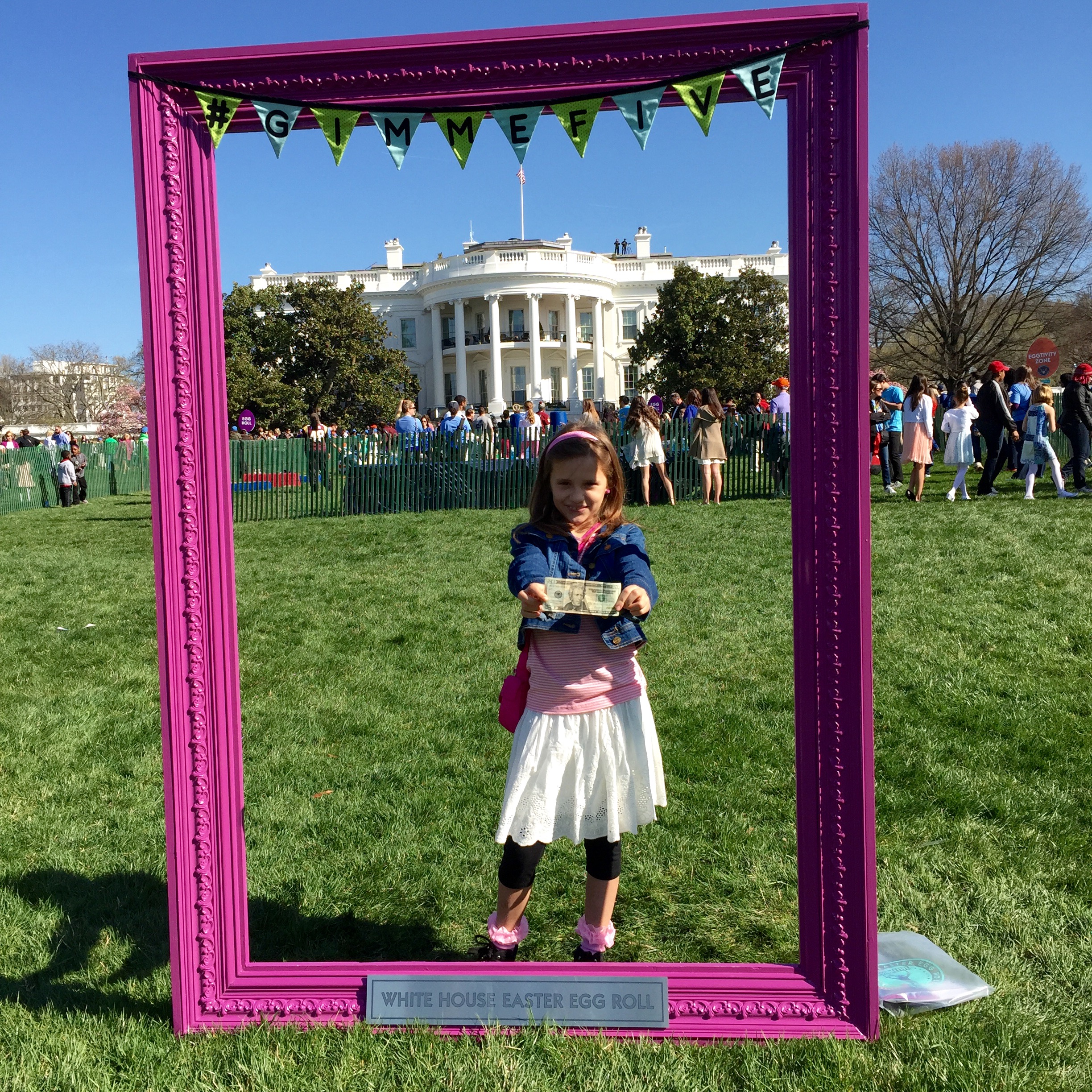 Letter Writer Sofia Visits the White House for the 2015 Easter Egg Roll