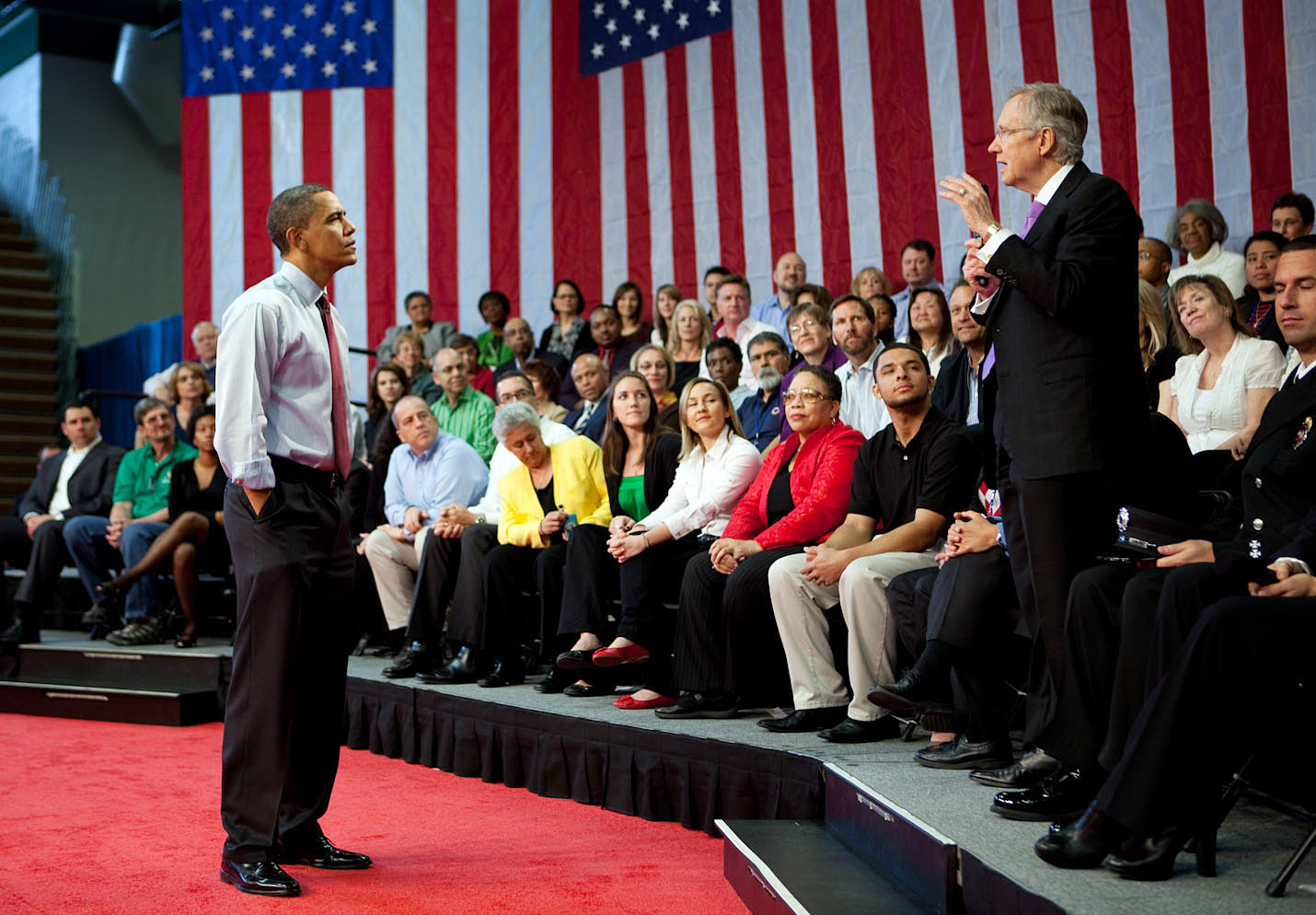 President Obama Listen to Senator Reid in Nevada