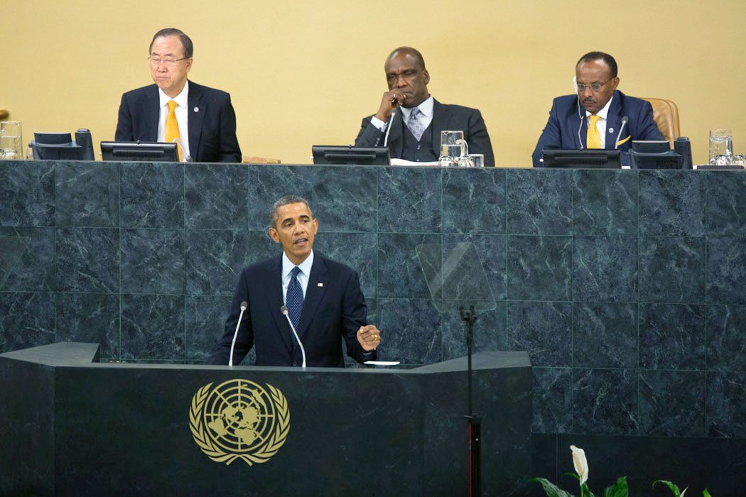 President Barack Obama delivers remarks at United Nations General Assembly (September 24, 2013) 
