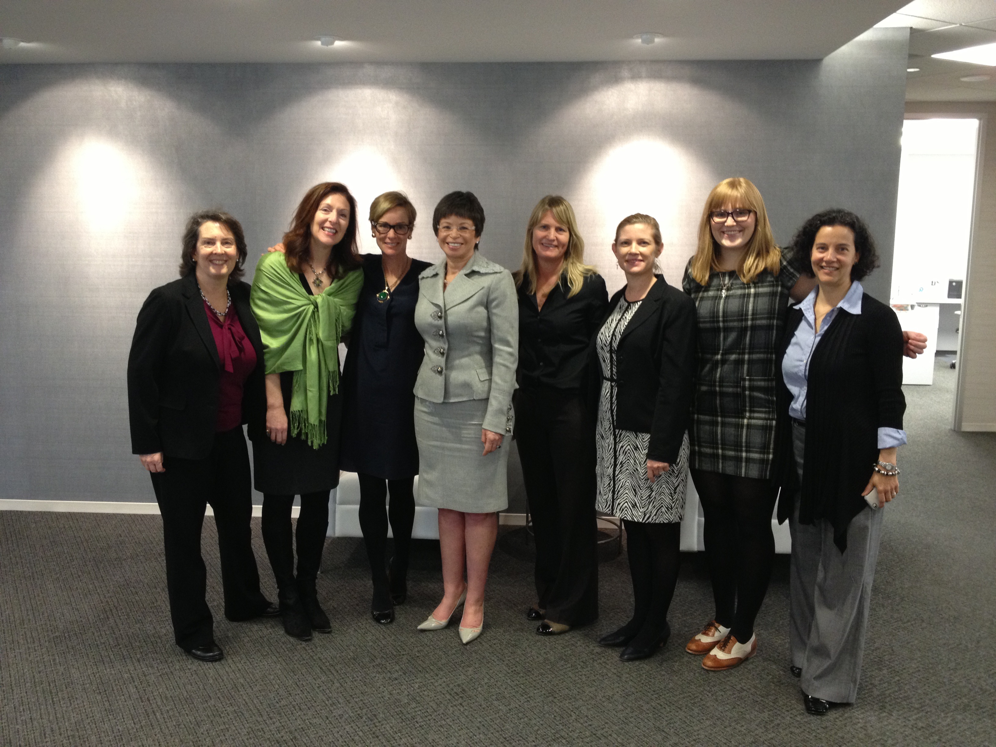 Valerie Jarrett visits the DC Volunteer Lawyers Project