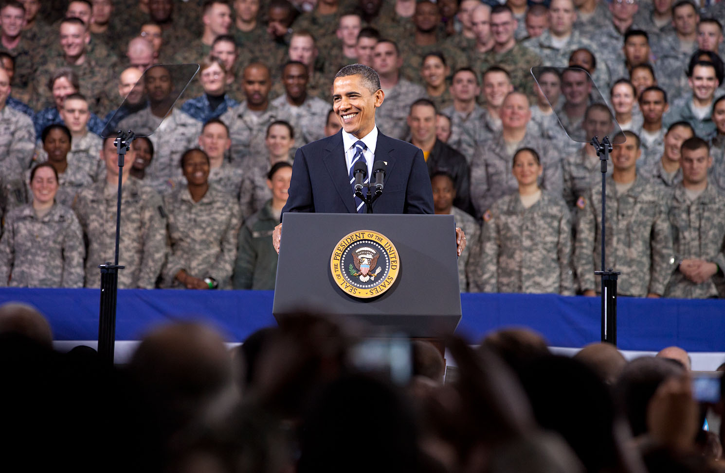 President Barack Obama Speaks on Veterans Day in Seoul, South Korea