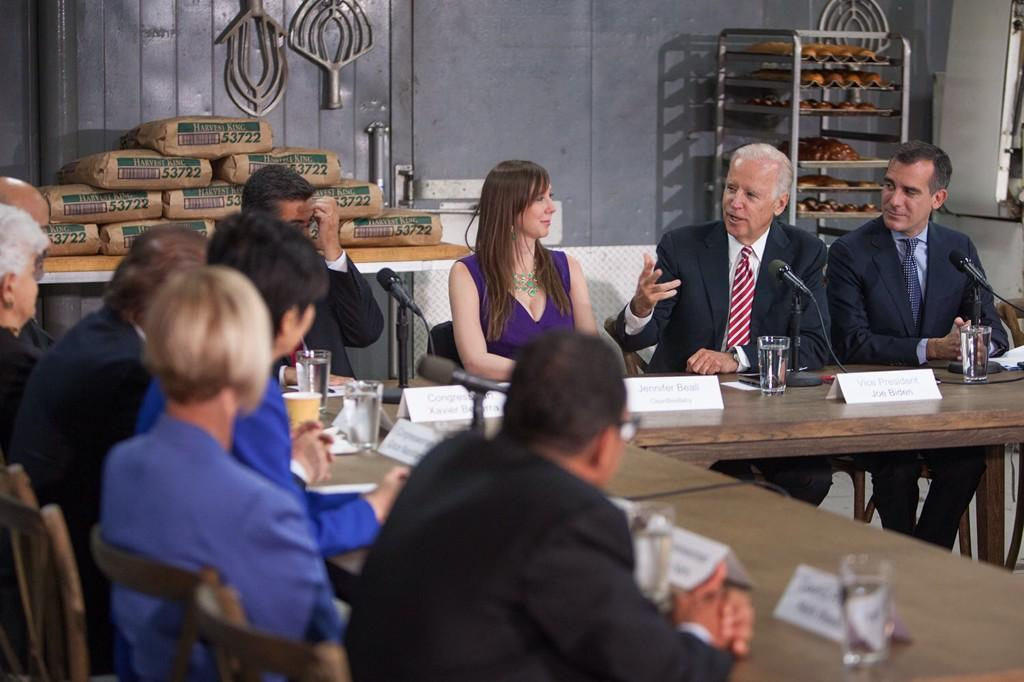 Vice President Joe Biden at L.A. Baking Company