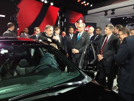 Secretary LaHood at the North American Auto Show 