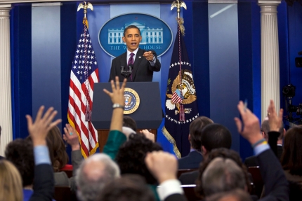 President Barack Obama holds a press conference (March 6, 2012)