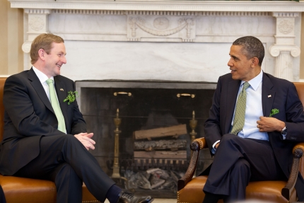 President Barack Obama meets with Taoiseach Enda Kenny of Ireland (March 20, 2012)