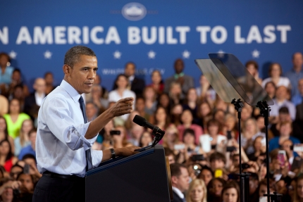 President Barack Obama delivers remarks on interest rates on student loans and affordable higher education (May 4, 2012) 