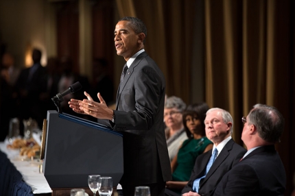 President Obama addresses the National Prayer Breakfast (February 7, 2013)