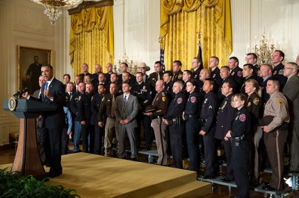 President Barack Obama honors the 2013 National Association of Police Organizations TOP COP (May 11, 2013)