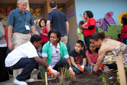First Lady at Marie Reed Community Learning Center