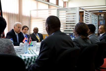 Vice President Joe Biden Meets With the Reform Caucus of Parliamentarians in Nairobi. 