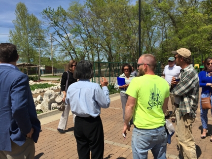 In Jefferson City, Missouri, federal local food experts meet with community leaders to determine a successful site for a new farmers market