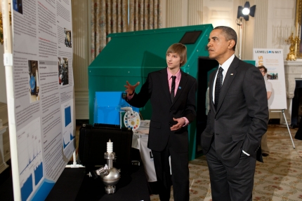 President Obama Speaks to Taylor Wilson