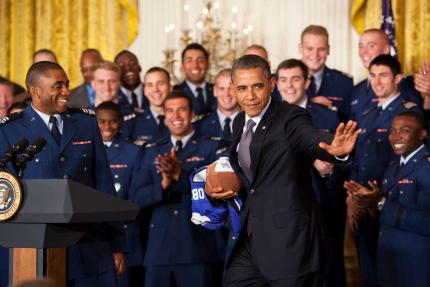 President Obama Strikes the Heisman