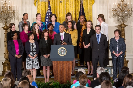 President Barack Obama delivers a statement on the Affordable Care Act