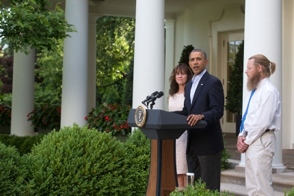 President Barack Obama announces the release of Sgt. Bowe Bergdahl
