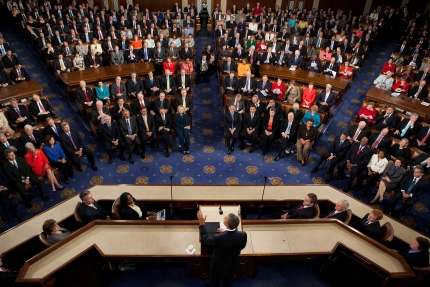 President Barack Obama Delivers An Address To Congress