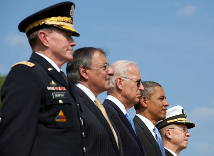 President Barack Obama at the “Change of Office” Ceremony