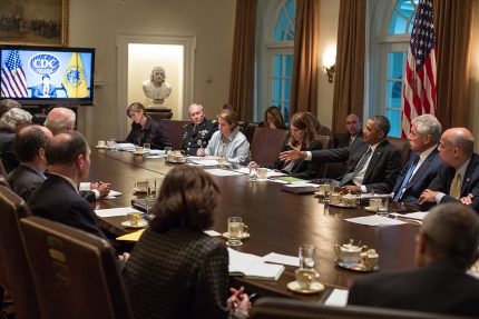 President Obama Convenes a Meeting on the Government's Ebola Response