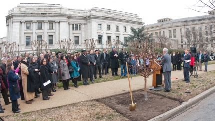 USDA Under Secretary Harris Sherman Speaks at a Ceremony for Tu B'Shevat