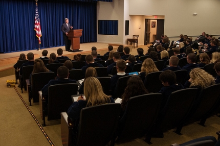 Agriculture Secretary Tom Vilsack speaks at a meeting of the White House Rural Council