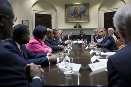 President Meets with Conference of Mayors