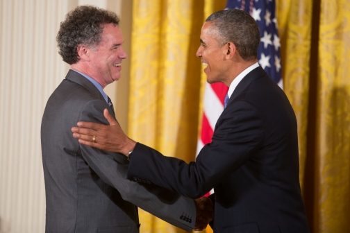 President Obama Awards the National Humanities Medal to Edward L. Ayers.