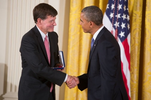 President Obama Awards the National Humanities Medal to William G. Bowen
