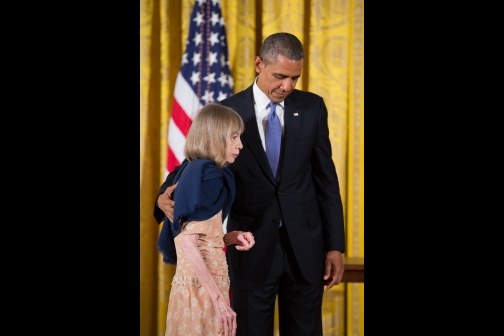 President Obama Awards the National Humanities Medal to Joan Didion