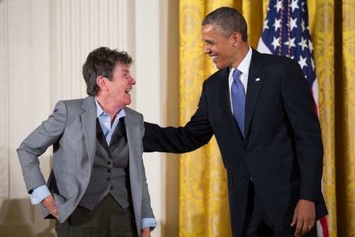 President Obama Awards the National Humanities Medal to Kay Ryan