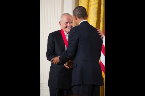 President Obama Awards the National Humanities Medal to Robert B. Silvers