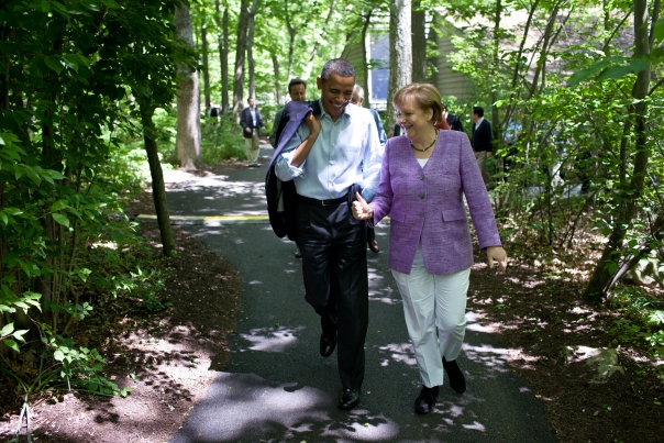 President Obama Talks With Chancellor Merkel