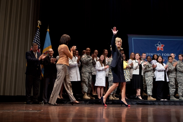 First Lady Michelle Obama and Dr. Jill Biden Are Introduced